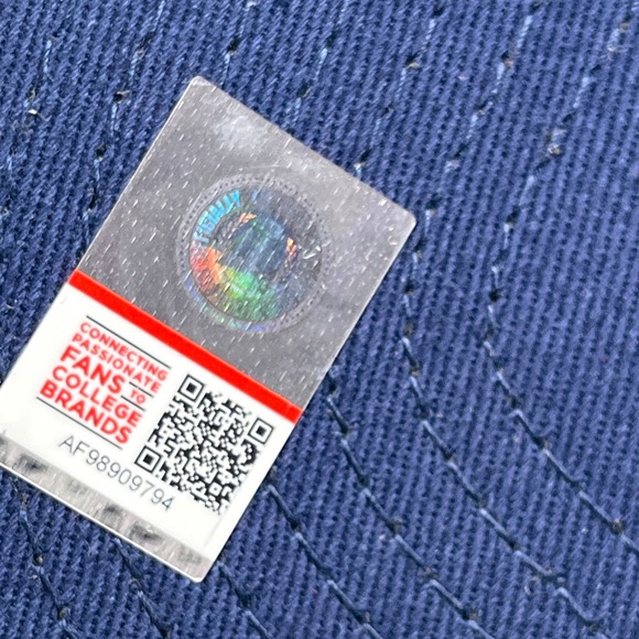 Penn‎ State Nittany Lions Blue Gray Adjustable Baseball Cap Embroidered Hat NWT - Picture 6 of 7